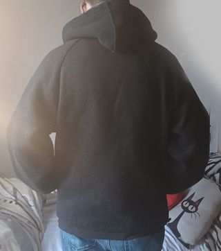 Sudadera Chaqueta de Lana con Capucha Talla L-XL