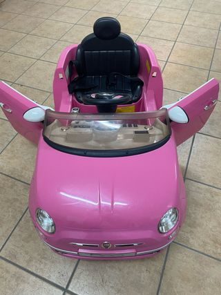 Coche Fiat 500 a batería con mando