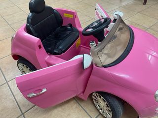Coche Fiat 500 a batería con mando