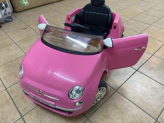 Coche Fiat 500 a batería con mando