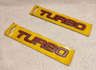 Turbo vintage anni 80/90 Autoadesivo Nuovi