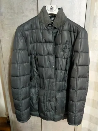 Giaccone uomo grigio