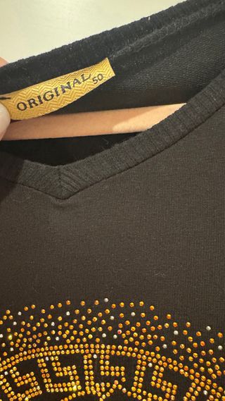 Conjunto Versace Negro y Dorado Nuevo