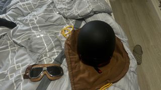 Casco Jet DMD Retro + Visera y Gafas