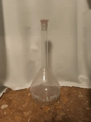 Probeta de laboratorio E-MIL Boro 2000ml