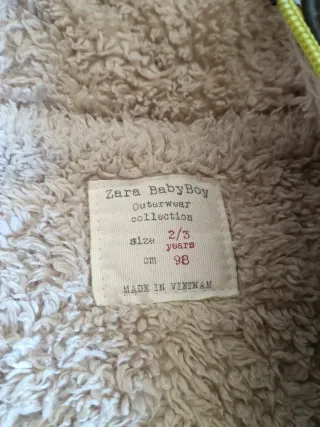 Casaco Zara camuflado bebé
