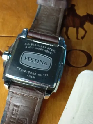 Orologio Festina Multifunzione Marrone Argento