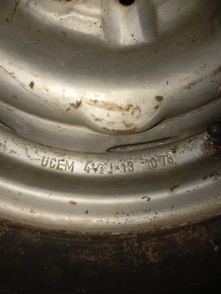 Rueda llanta Seat 124 D, 1430, LS, 131 - La cubier