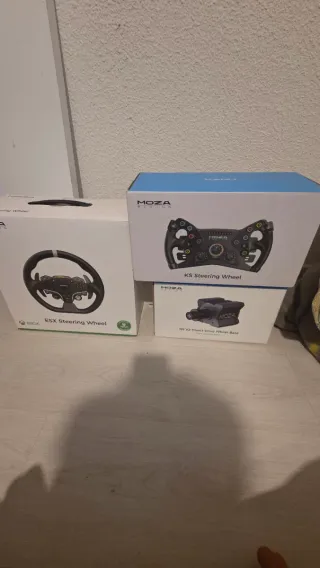 !Base Moza r9 v2 . Y dos aros