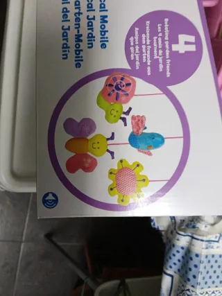 Móvil musical para cuna, con caja de mús