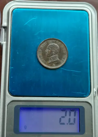 Moneda 2 céntimos Alfonso XIII 1812