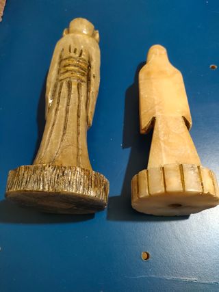 Figuras de alabastro antiguas