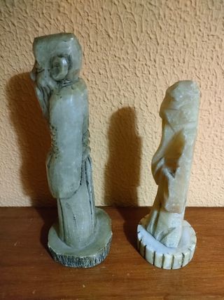 Figuras de alabastro antiguas