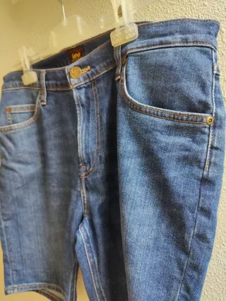Pantalón corto vaquero Lee hombre