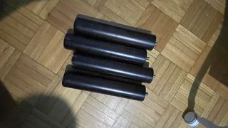 Somier de láminas metálico y madera con patas