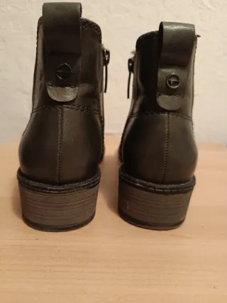 Botas Chelsea Tamaris Talla 37 Verde Oliva