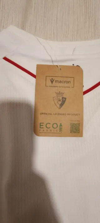 Camiseta Osasuna Macron XL Nueva