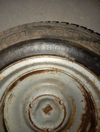 Rueda llanta Citroen 2CV y Dyane 6 - Neumático usa
