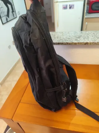 Mochila Harley Davidson Negra y Naranja