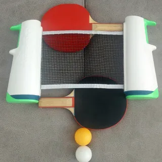 Set de Ping Pong con Red y Pelotas