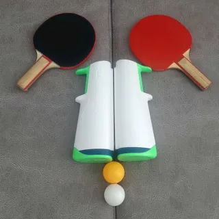 Set de Ping Pong con Red y Pelotas