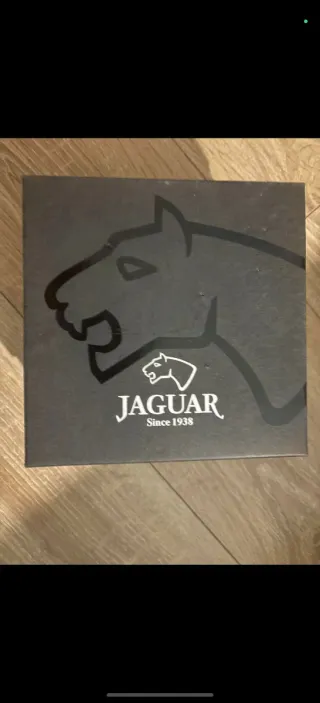 Reloj Jaguar Negro y Plateado