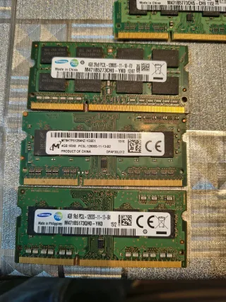 Memorias RAM DDR3 Samsung (Lotes)