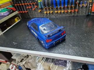 Carcassa auto RC Nissan Skyline R34