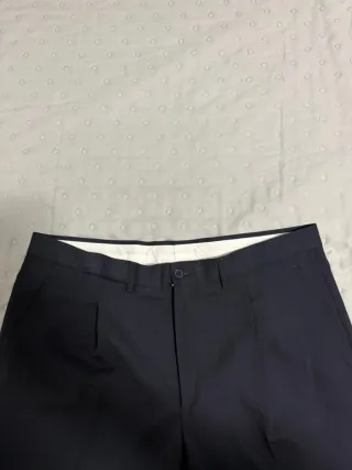 Pantalón de traje azul