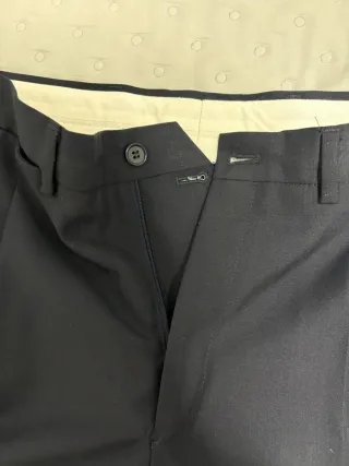 Pantalón de traje azul