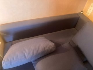 Sofá Cama Chaise Longue Ikea Azul
