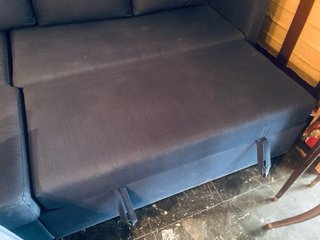 Sofá Cama Chaise Longue Ikea Azul