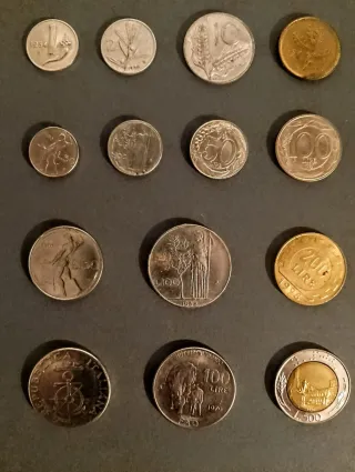 Lotto Monete e Banconote Lire Italiane