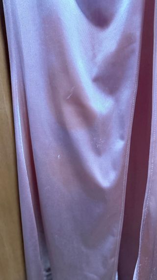 Vestido Fiesta/Grado Rosa Satinado