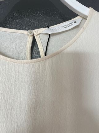Blusa Zara fluida asimétrica talla  S