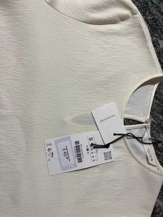 Blusa Zara fluida asimétrica talla  S