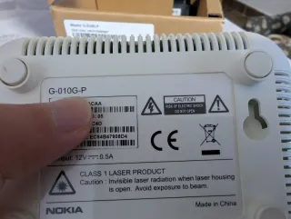 ONT Fibra Ottica Alcatel/Nokia G-010G-P