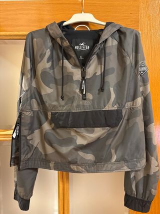 Chaqueta Hollister Camuflaje Talla S