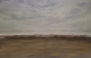 Cuadro original paisaje abstracto