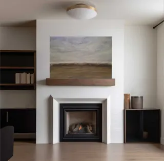 Cuadro original paisaje abstracto