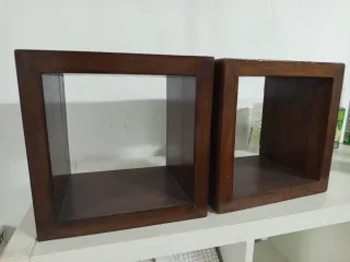Estanterías Cubo Madera Maciza Banak