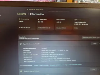 Portátil Asus Impecable - Intel