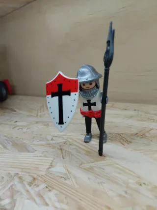 Playmobil Caballero Medieval con Escudo y Lanza