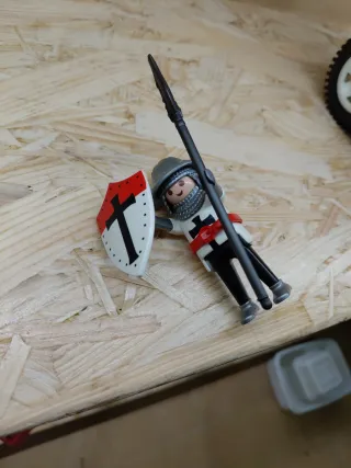 Playmobil Caballero Medieval con Escudo y Lanza