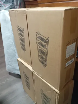 Estanteria/Carrito 5 pisos PVC con ruedas NUEVAS