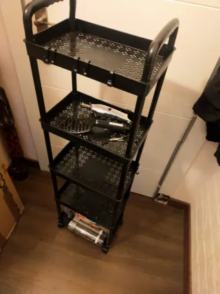 Estanteria/Carrito 5 pisos PVC con ruedas NUEVAS