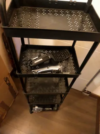 Estanteria/Carrito 5 pisos PVC con ruedas NUEVAS