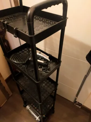 Estanteria/Carrito 5 pisos PVC con ruedas NUEVAS