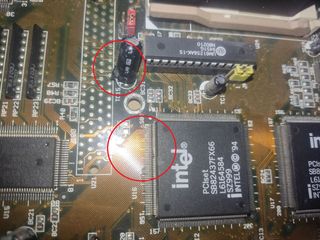 Placa Base Socket 7 Intel AMIKEY + CPU Intel