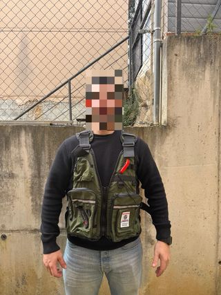 Chaleco de pesca multi-bolsillos